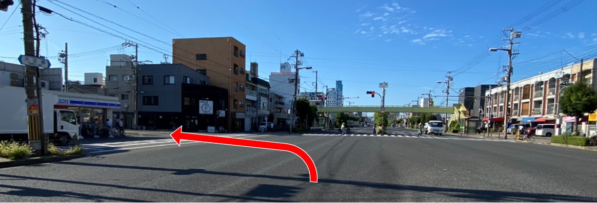 大正駅から市営バスへの案内