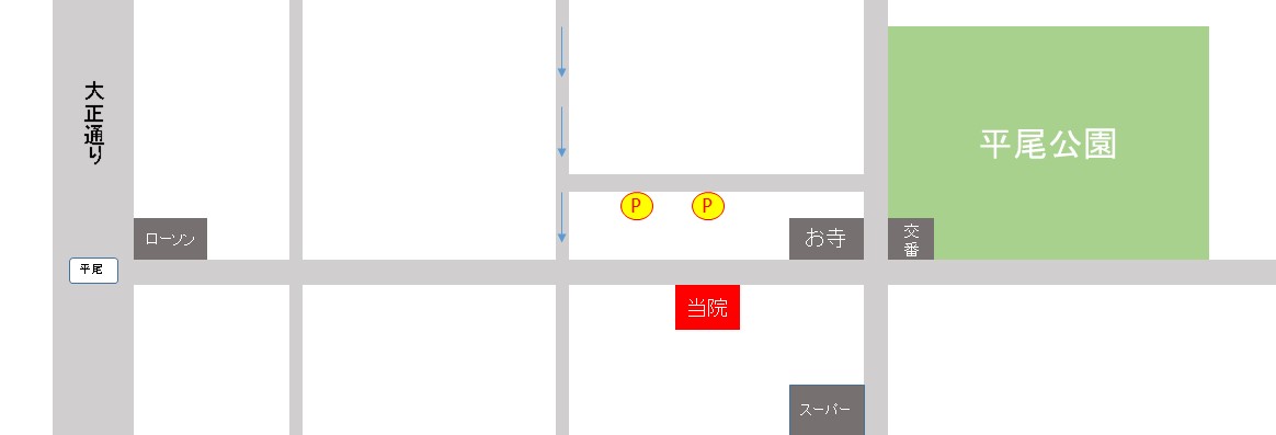 安田整骨院・鍼灸院のコインパーキング