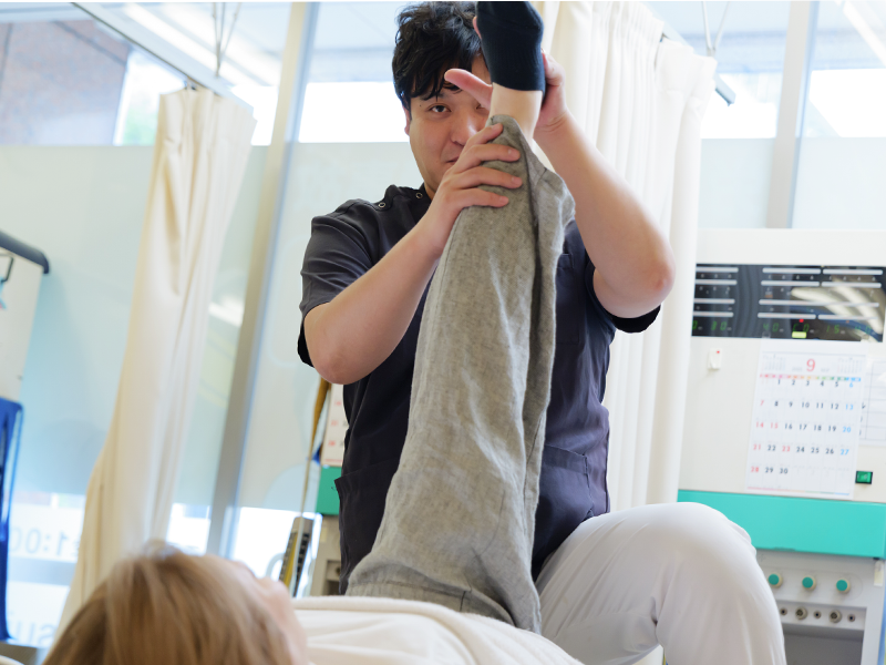 当グループの足のダルさに対する施術について